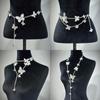 Punk Butterfly Waist Chain Gold Chain Metal Chain Waistband Fashion Y2k Chain Belt  for Women