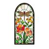 Transparent Bookmark Stained Glass Flower Bookmark Floral Acrylic Suncatcher Colorful Set Plant Book