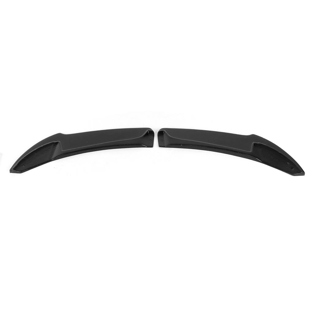 Gloss Black for Maxton Style Rear Bumper Side Splitters Replacement for MK6 R R20 2009‑2013