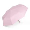 Strong Wind Resistant 3 Folding Automatic Umbrella Men Parasol Women Rain 8 Ribs