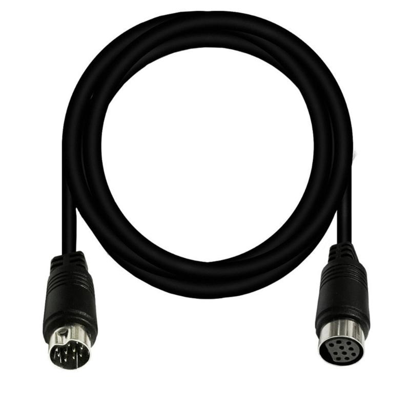 3/1.5/1/0.5m S-video Cable Male To Female 10Pin Mini DIN Computer Connector TV Cable For Projector VCR DVD Nickel Plated