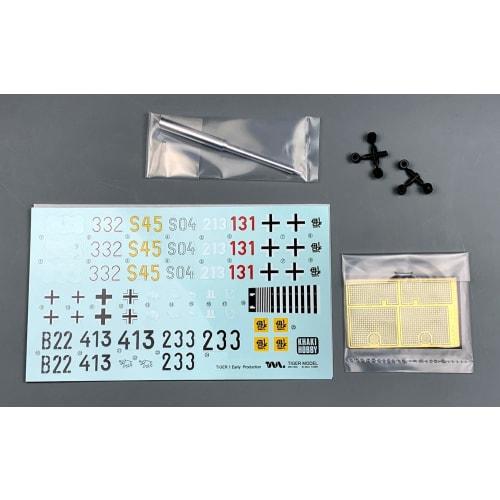 Tiger Model 1/35 Scale German Panzer VI Sd.Kfz.181 Tiger 1 Ausf. E Early Production (Includes Etched and Metal Barrel) Plastic Model Assembly Kit TML4