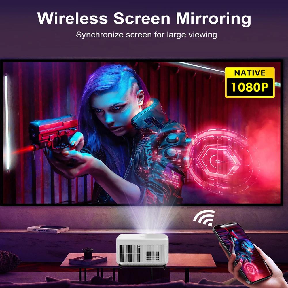 2025 Vivicine K6 Full HD projektor WiFi Android Smart přenosný mini projektor