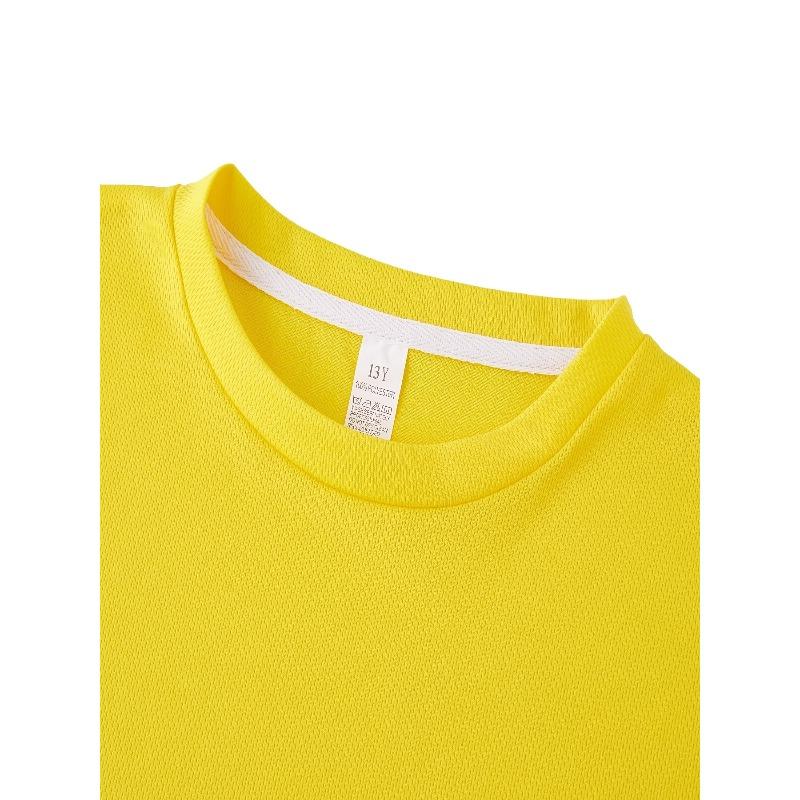 European Size Boys Round Neck Short Sleeved T Shirt with Chicken Pattern