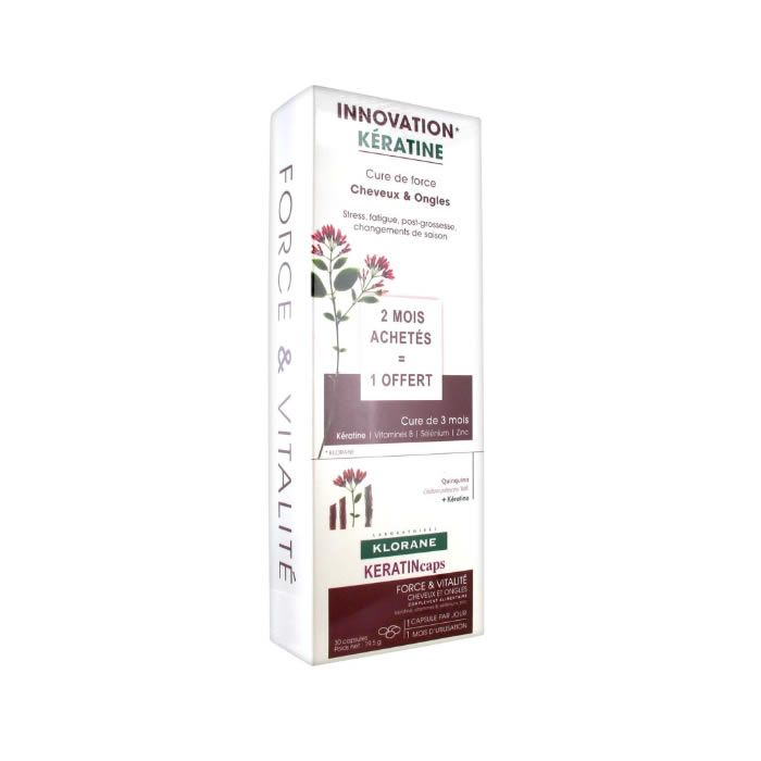 

Klorane Keratin Hair Fortification 90 Capsules