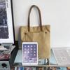 Unisex Retro Washed Canvas Shoulder Bag: Large Capacity, Korean Style, Versatile Harajuku Tote