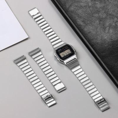 Retro One-Piece Stainless Steel Band for Casio F91/AQ-S810W - 18/20mm