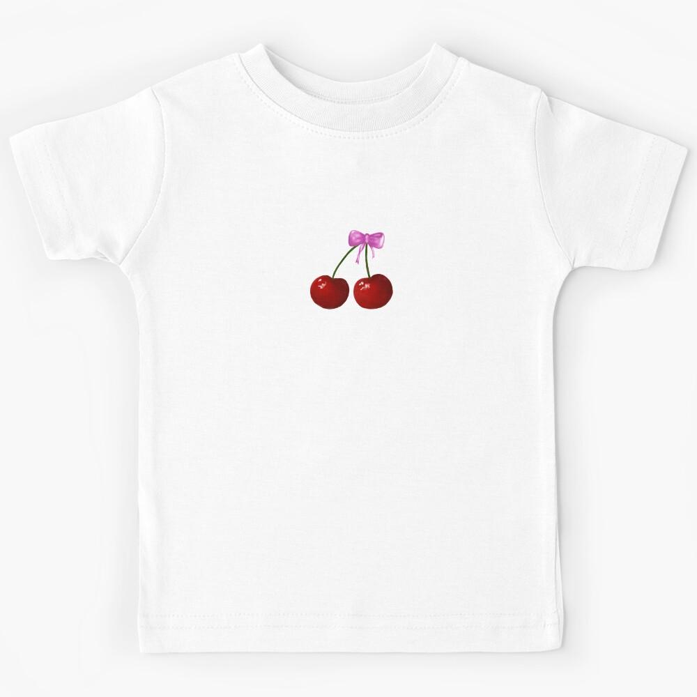 Cherries with croquette bow Kids T-Shirt 160
