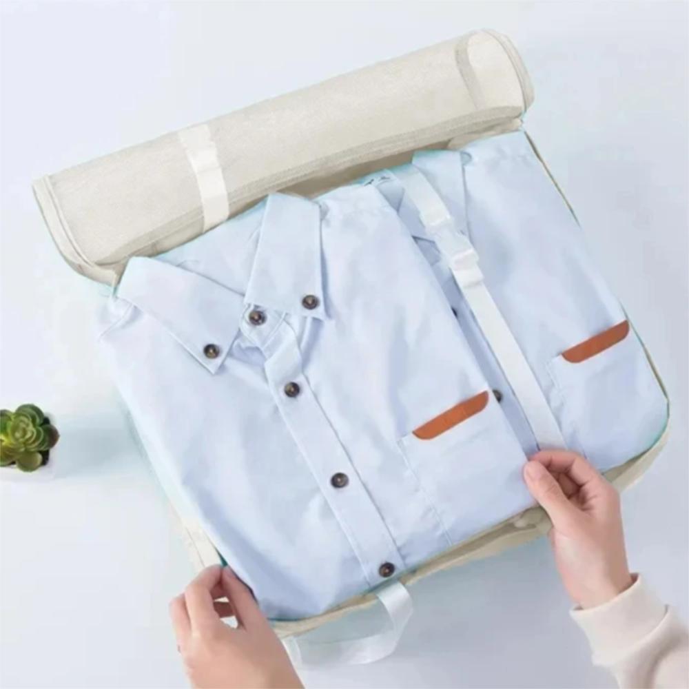 7Pcs/Set Folding Suitcase Packing Cubes Set Large Capacity Clothes Shoe Tidy Pouch  Cosmetics