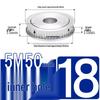Dual-Sided Flat Timing Pulley: 5M50 Teeth, Width Options 11/16/21/27AF, Bore Size 8-30.