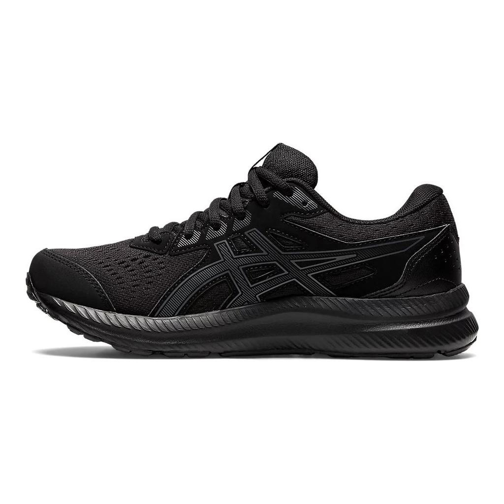 Asics Gel Contend 8 Abrasion Resistant Low top Casual Running Shoes Women's Black 1012B319-001