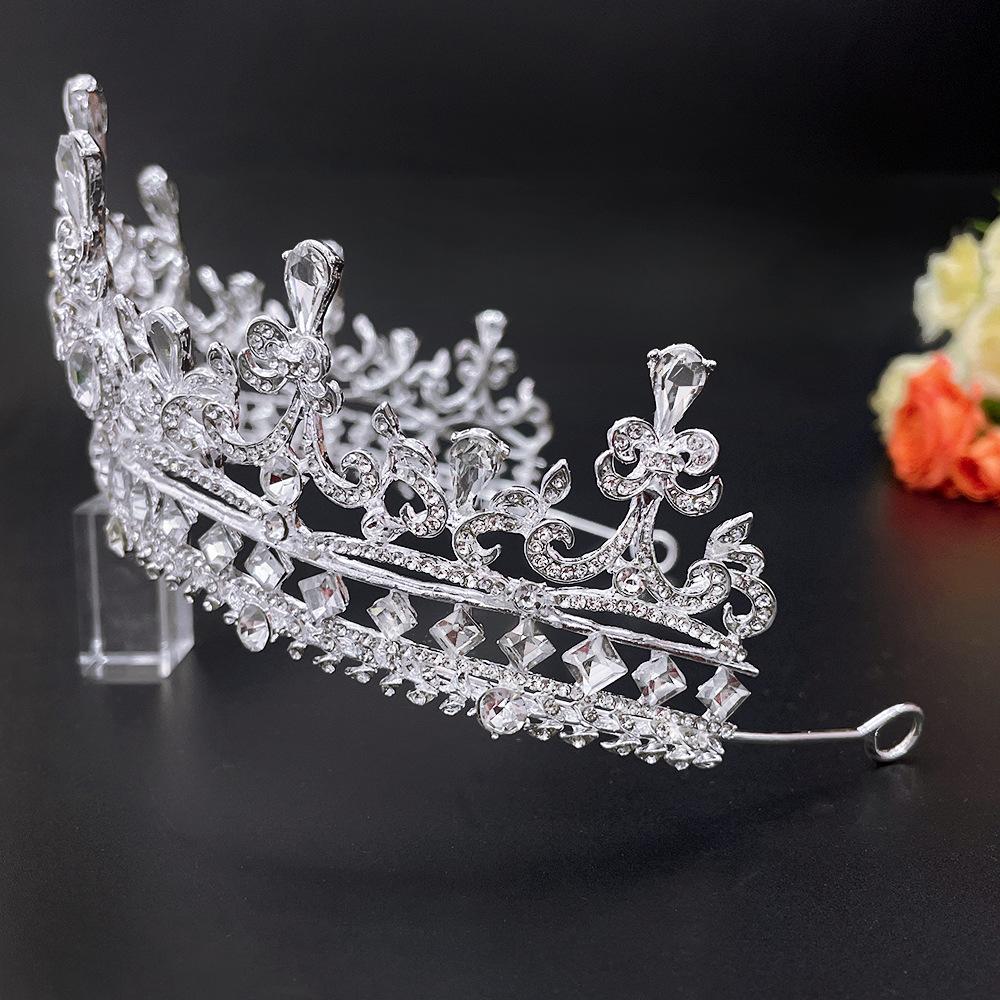 New Wedding Crown Headwear Bride's Grand Luxurious Rhinestone Wedding Dinner Wedding Style Crown