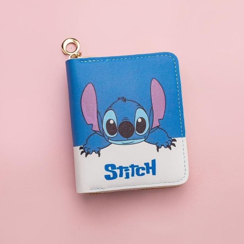Cartoon Cartoon Pu Wallet Student Short Zipper Bag Change Bag ID Bag Card Bag