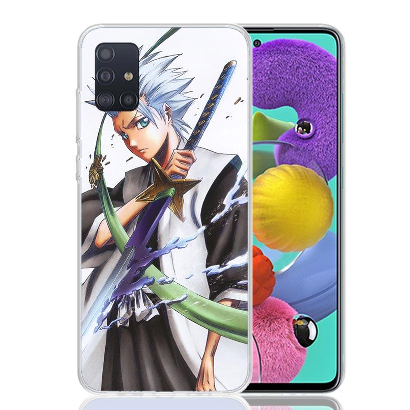 Hitsugaya Toushirou Bleach Phone Case For Samsung Galaxy A52 A32 A22 A12 A02S A50S A30S A51 A31 AA71 Note 20 Ultra 10 S10 Plus G
