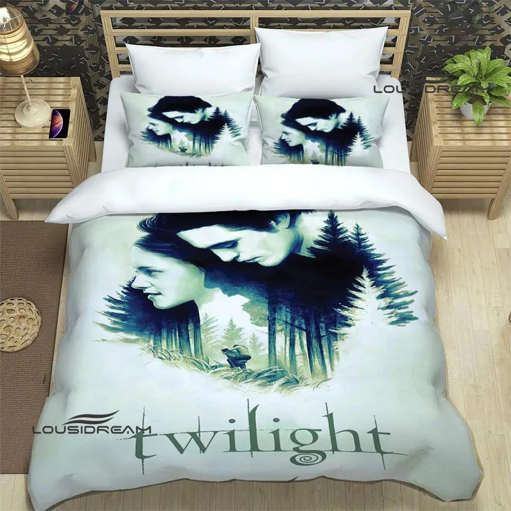 

The Twilight Saga Printed Bedding Sets Exquisite Bed Supplies Set Duvet Cover Bed Comforter Set Bedding Set Luxury Birthday Gift 70x133cm 2pcs