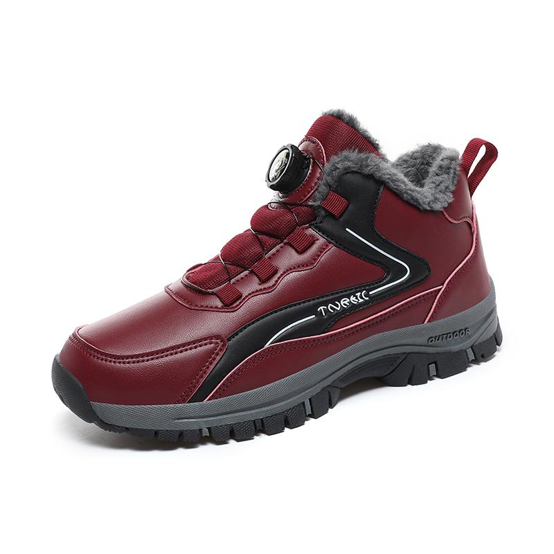 

Модные зимние походные кроссовки для пары, скалолазание, универсальный комфорт, мужские кроссовки для ходьбы, износостойкая кожаная повседневная спортивная обувь 48