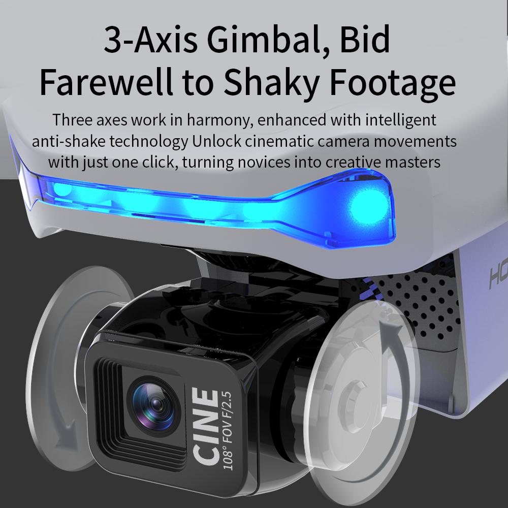 New X40 Max Drone 4K Professional HD Camera 3-Axis Gimbal Aerial 4.5-Inch Large Screen Obstacle Avoidance GPS Security FPV Drone