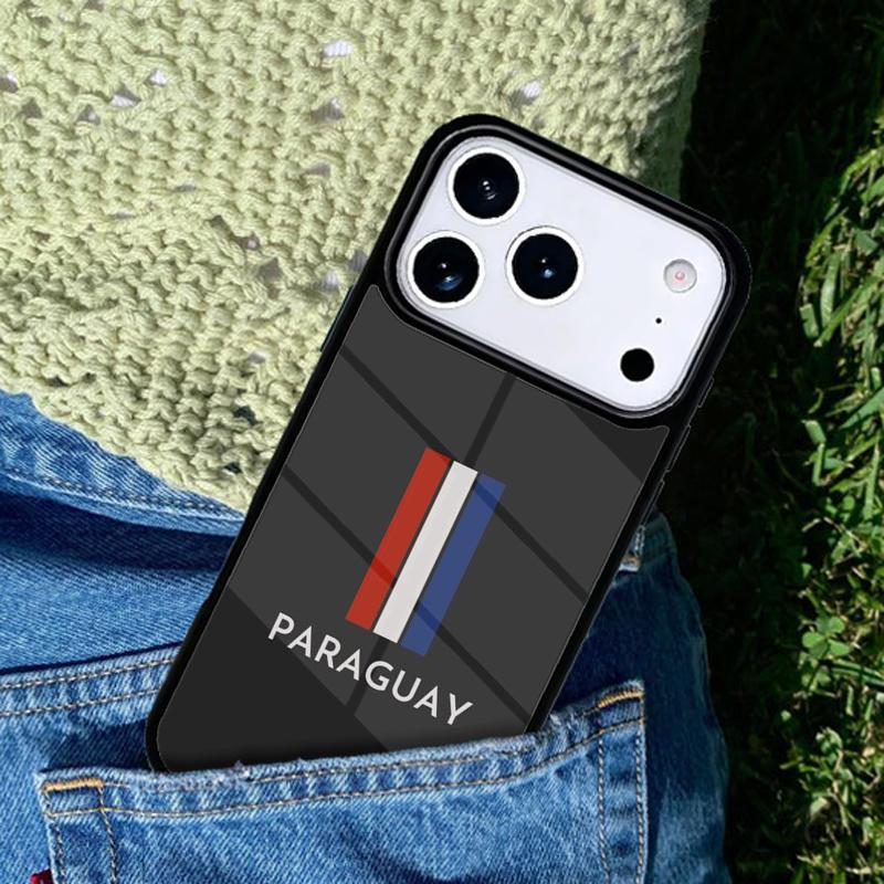 Paraguay Flag soft mobile phone case Compatible with IPhone 17 16 15 14 13 12 11Pro Max 17 Air cover