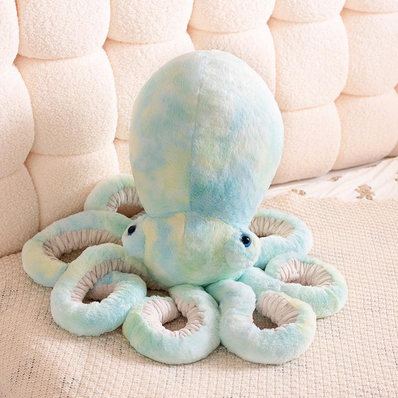 Creative Candy Octopus Marine Organism Super Soft Dolls Throw Pillow Toys Cartoon Dolls Girls Birthday Gifts Home Party Decor