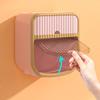 Toilet Paper Holder Wall Mounted Bathroom Tissue Roll Paper Towel Holder Tissue Dispensers for Household Pink