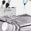 Outdoor Plant Hanger Metal Pulley Rope Hoist Adjuster for LED Grow Light Panel, Heavy Duty Adjustable Hanging Kit