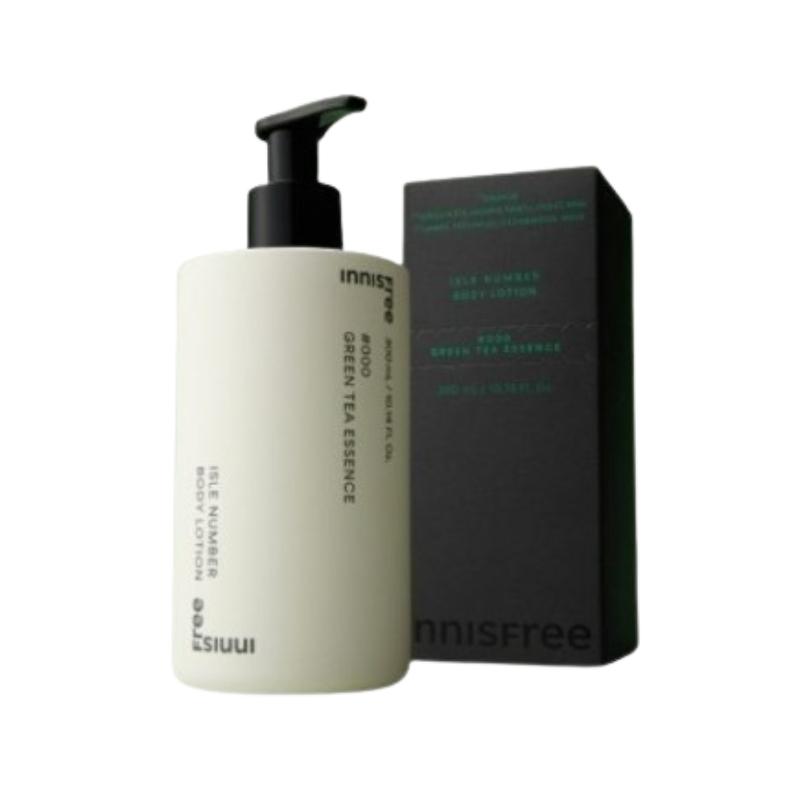 Innisfree Isle Number Body Lotion Green Tea Essence 300ml | Hydrating Perfumed Body Moisturizer | Lightweight Daily Body Care K-Beauty