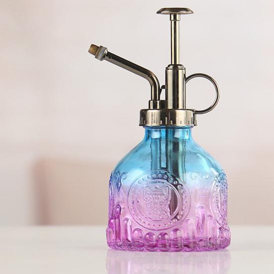 Bottiglie spray da 200 ml Bottiglia spritz in vetro stile zucca vintage multiuso facile da usare per interni