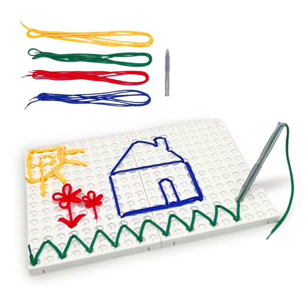 Brain Training Drawing and Stringing Educational Toy Ages Develops Fine Motor and Montessori Perfect As a Birthday Kindergarten Entrance or Christmas