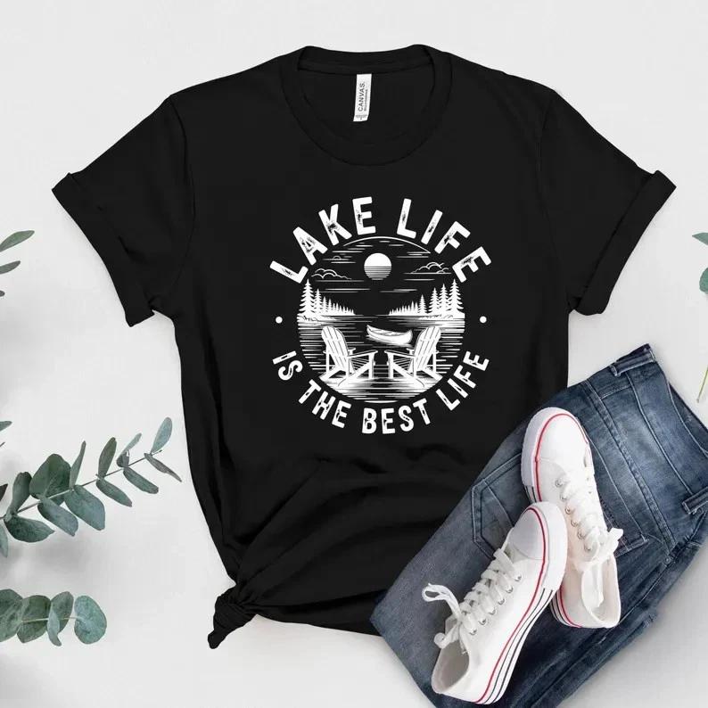 Lake Life Is The Best Life Shirt, Summer Vacation Tee XL