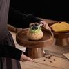 Abay Wooden High-Footed Cake Stand