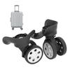 2 Pcs Silent Shock Absorbing Luggage Wheels Double Row 360 Degree Rotating Universal Wheels Matching Screws