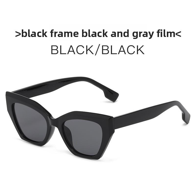 

Pc Frame Cat Eye Sunglasses With Sun Protection For Chic Fashion Enthusiasts Style A