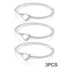 Bangles Original Love Heart Clasp Charms Beads Snake Chain Luxury DIY Jewelry For Women Gift