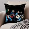 Classic Rock Band T-The Eagles Cushion Cover Pillowcase Anti-dustmite Invisible Zipper Short Plush Sofa Cushion