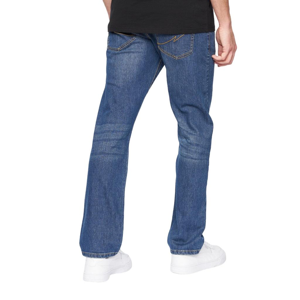 Crosshatch Mens Bandol Straight Leg Jeans