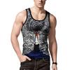 Premium Quality Summer Men's Tank Tops Vest Featuring Vibrant 3d Printed Graphics