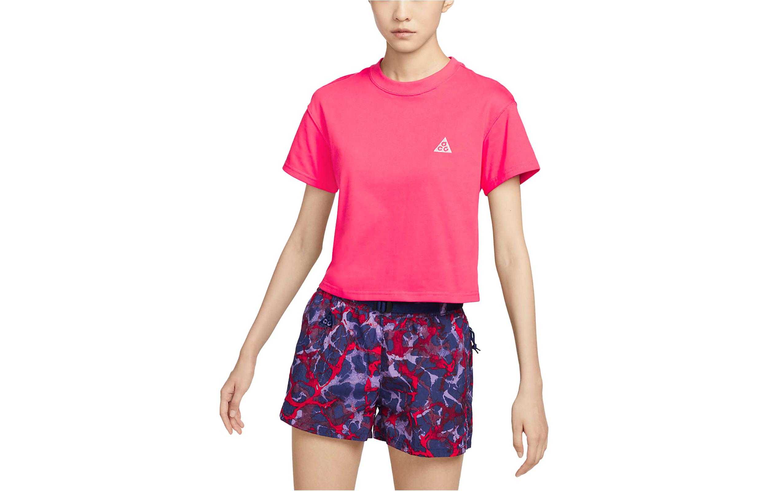 Nike ACG Drop Shoulder Sleeve T Shirt Women s Remnant Flame FD2717-850 L