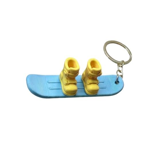 

Keychain Pendant 3D Ski Boots Snowboard Charm Key Holder Outdoor Enthusiasts Ski Pendant Car Bag Charm Accessory синій