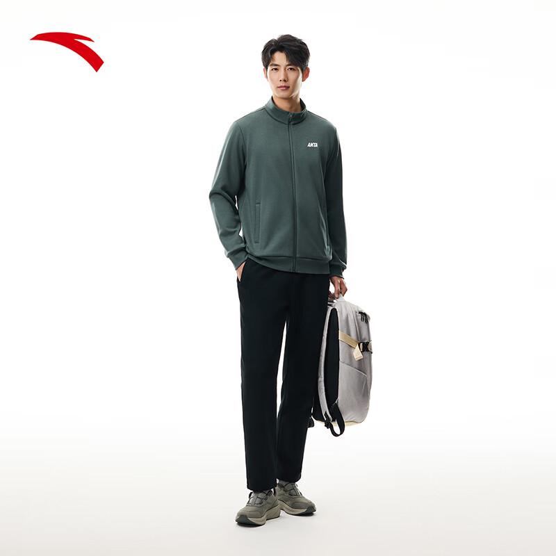 Anta Men's Fleece-Lined Tracksuit Set
