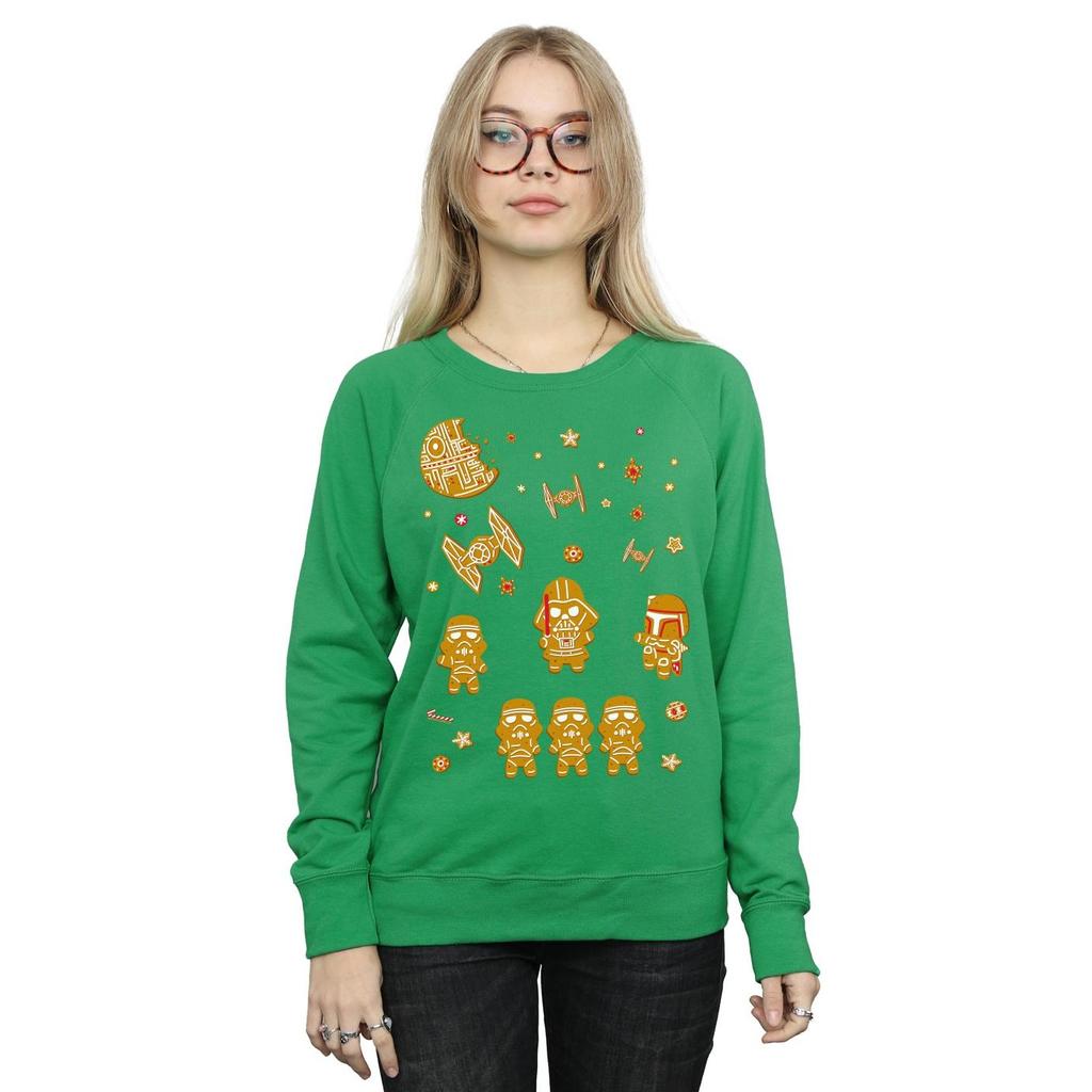 STAR WARS Womens/Ladies Gingerbread Empire Sweatshirt