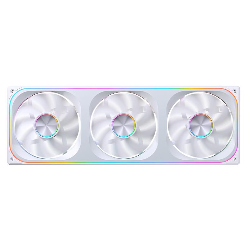 JONSBO ZA-120/240/360 Computer Case Fan 12CM 5V ARGB 120mm Monolithic Structure Water-Cooled Fan PWM Forward/Reverse Fan Kits ZA-120W