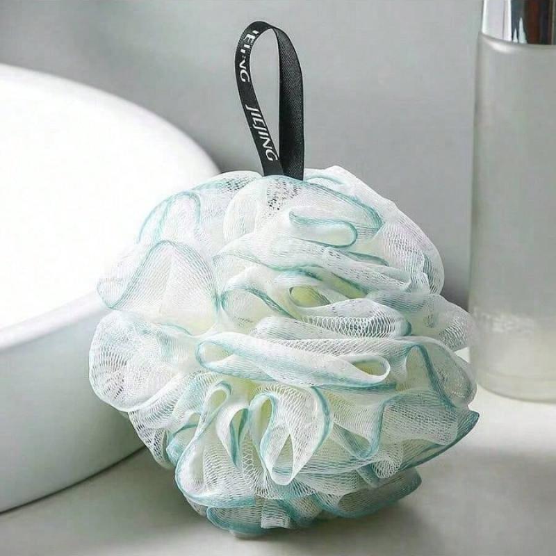 Scrubbing Towel, Bath Ball, Non Scattering Bath Flower,Women's Bath Ball, Scrubbing Magic Tool, Back Scrubbing Foam Net