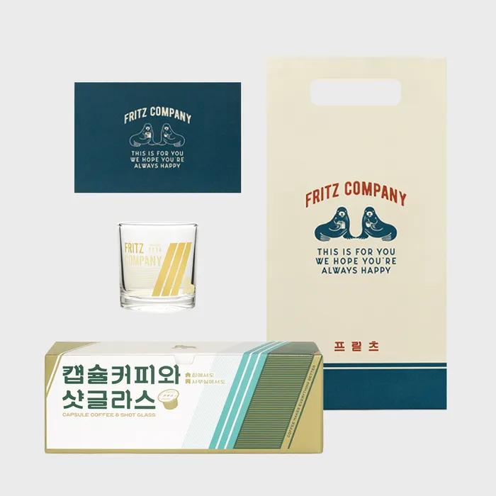 

Капсульный кофе и рюмки для шотов Decaffeinated