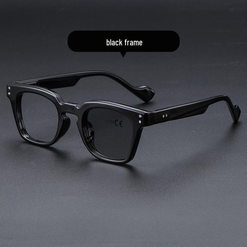 Unisex Japanese Multifocal Photochromic Blue Light Blocking Reading Glasses for Distance and Close-Up, Flat Lens, Senior-Friendly.