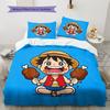 Luffy D Weiche und Bequeme Bettbezug, Kinderbettwäsche Set Geschenk, Extra Große Größe, Verschiedene Größen Verfügbar -HYQ20