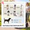 Dog Stroller, 3 Wheels Pet Stroller with Dual Entry, Easy One-Click Quick Fold, Mesh Windows, Washable Cushion