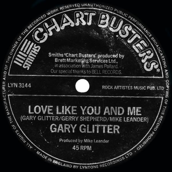 

7-дюймовая пластинка GARY GLITTER - Love Like You And Me / Oh Yes! Вы LYN3144 Smiths Crisps 1975 UK Поп Б/У