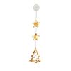 Seasonal Window LED Light Battery Operated Hanging Lamp for Christmas Home Decoration Stylish Holiday Window Adorment