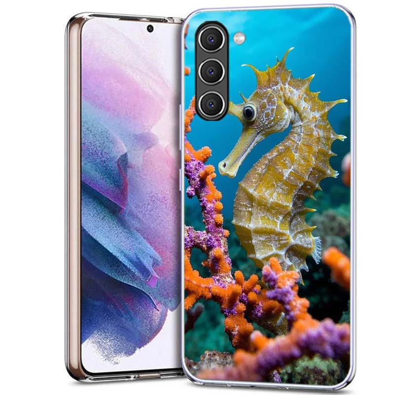 Seahorse Underwater Fantasy Phone Case for Samsung A54 A14 A24 A34 A17 A37 A57 A55 A35 A25 A15 A13 A23 A33 A53 A07 A05S A04S A03