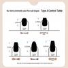 Xiaohongshu Dazzling Fireworks Crescent Purple Cat Eye Press-On Nails